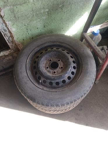 Колеса в сборе 185 / 65 / R 15, Всесезонная, Б/у, 1 шт, Легковые, Железные, отверстий - 5