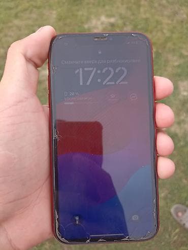 ми 8 т: IPhone Xr, Б/у, 64 ГБ, Красный, 78 % — 2