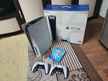 Продаю Playstation 5 Фатка, с дисководом. Полный комплект, коробка