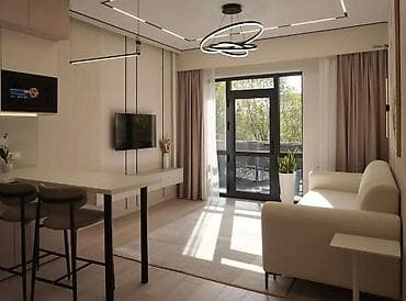 2 комнаты, 77 м², Асанбай мкр Элитка, 2 этаж, Дизайнерский ремонт — 3