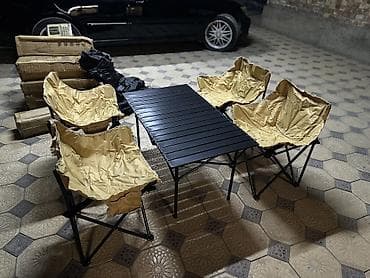 Охота и рыбалка: Складной комплект для отдыха: стол + 4 кресла стуля Цена 4500 и — 4