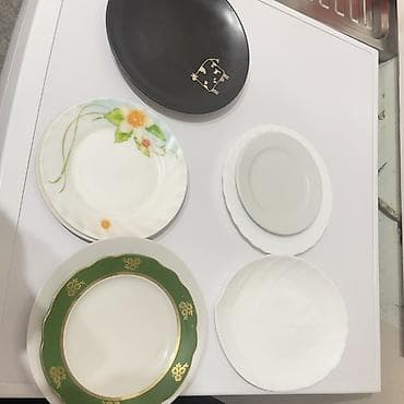 тарелкалар: Набор посуды, фарфор/керамика Состав: - Комплект из 6 десертных — 5