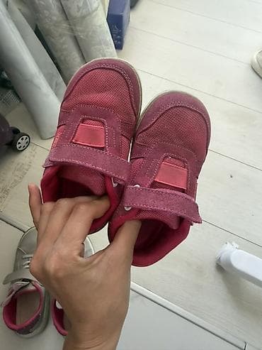 mini melissa: Детские кроссовки/кеды, 2 пары. 1) Розовые кроссовки Biomecanics: - — 2