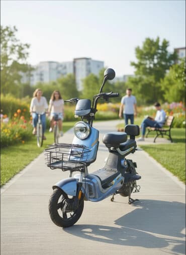 скутер с документами: Электровелосипед, Б/у — 1