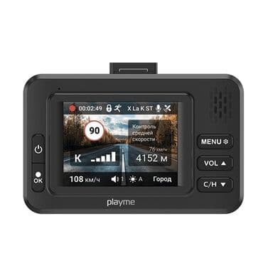видеорегистратор радар детектор gps: Комбо видеорегистратор с Антирадаром 3 в 1 "Playme Pulse" Сигнатурный — 1