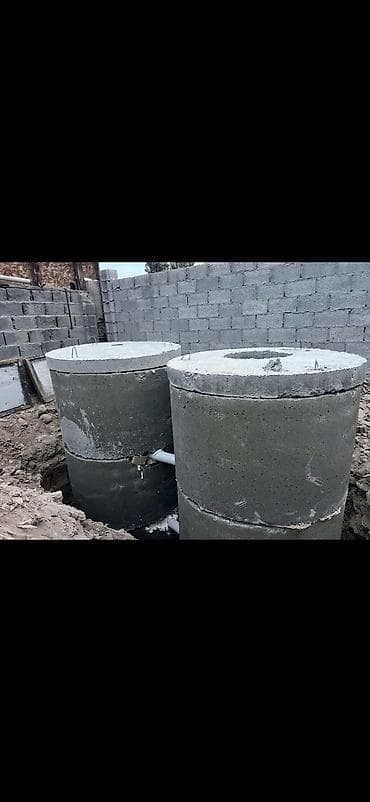 пластиковые: Железобетонное (ЖБИ) кольцо для септика Размер: 150 x 90 x 7 см, Платная установка, В розницу — 7