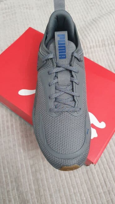 Мужские кроссовки, 41, Puma, Новый, цвет - Серый, Платная доставка