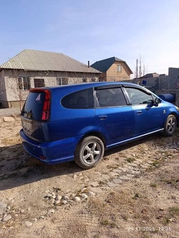 купить грузовой автомобиль с манипулятором бу: Honda Stream: 2003 г., 1.7 л, Вариатор, Бензиновая, Минивэн — 7