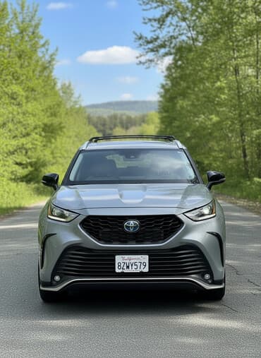 срочно продаю в связи с переездом: Toyota Highlander: 2022 г., 2.5 л, Типтроник, Гибрид, Кроссовер — 1