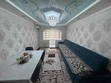 3 комнаты, 58 м², Кок-Жар мкр 104 серия, 4 этаж, Свежий ремонт — 1