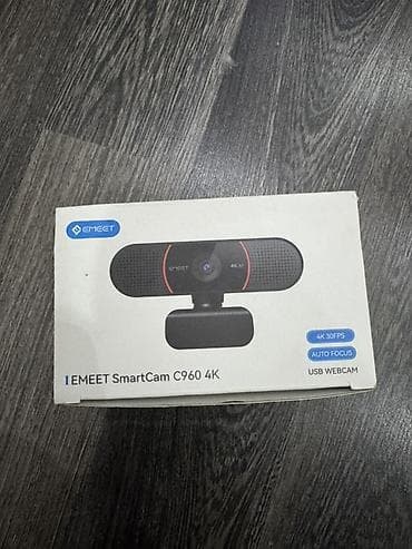 камера для компьютера: Веб-камера EMEET SmartCam C960 4K Новый, заказан с США Комплектация — 3