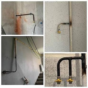 установка печи: Газификация, Монтаж газопровода — 3