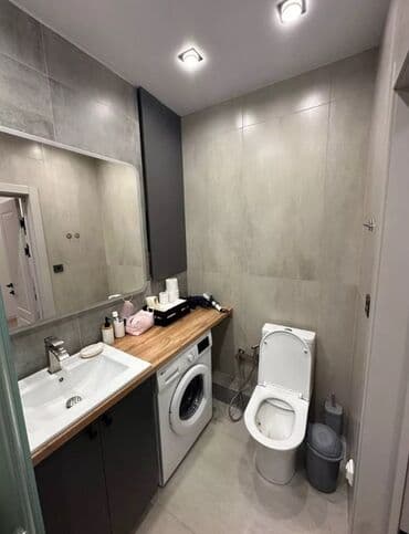 квартира на долгий: 2 комнаты, Агентство недвижимости, Без подселения, С мебелью частично — 2