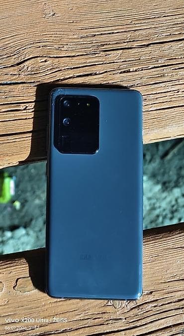 баа: Samsung Galaxy S20 Ultra, Колдонулган, 256 ГБ, түсү - Кара, 2 SIM — 1