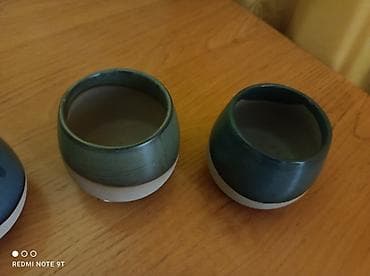 Горшки для растений: Керамические кашпо для комнатных растений - Набор небольших кашпо из — 2