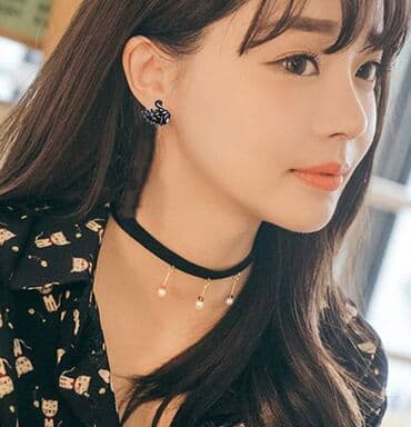 свадебные платья для покрытых: Серьги - гвоздики Г в виде лебедей, украшены стразами, гвоздики — 3