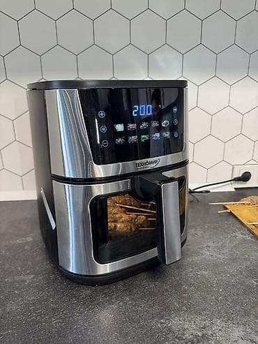 аерогриль: Аэрогриль ТЕХНОМИР AF-06 - Объем: 10 литр — подходит для — 4