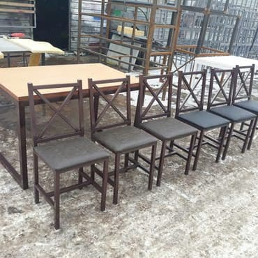 художественная ковка мебель: Столовые столы стулья под заказ!!! Мы любим точность и аккуратность — 4
