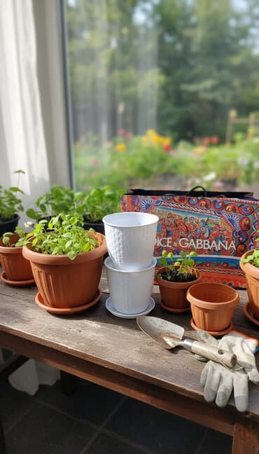 Набор цветочных горшков из пластика цена за все 300сом. Состав набора at lalafo.kg Набор цветочных горшков из пластика цена за все 300сом. Состав набора