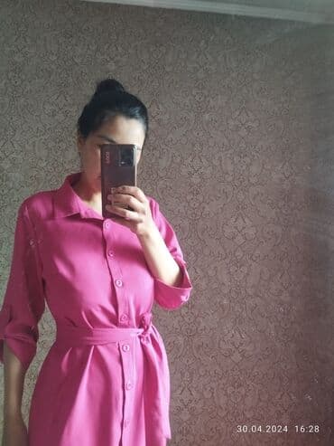 гель для сужения розовая женщина отзывы: Повседневное платье, Осень-весна, Длинная модель, Платье-рубашка, 3XL — 5