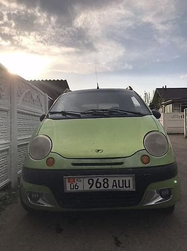 Daewoo Matiz: 2006 г., 0.8 л, Кол менен иштөөчү, Бензин, Хетчбек — 1