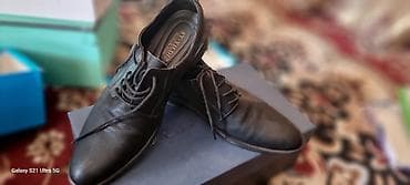 обувь на девочку: Мужские туфли, 40.5, Новый, цвет - Черный, Самовывоз — 1