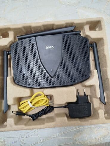 wifi ротер: Wi‑Fi роутер Hoco все Комплектация: - роутер с 4 внешними антеннами - — 2