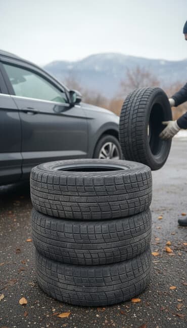 шины на ауди: Шины 215 / 60 / R 16, Зима, Комплект, Легковые, Япония, Yokohama — 1