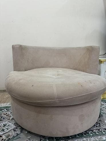 Дивандар: Кресло-банкетка круглой формы - Тип: мягкое кресло с низкой спинкой — 1