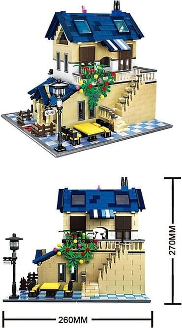 Балдар транспорту: 🇫🇷 Конструктор Уютный загородный французский домик с кафе, балконом в — 3