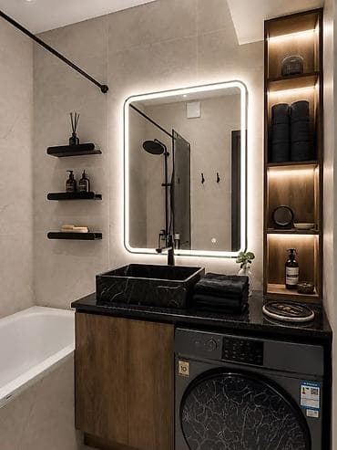 2 комнаты, 76 м², Асанбай мкр Элитка, 13 этаж, Дизайнерский ремонт — 7