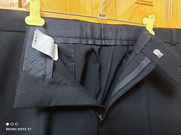 Носки и белье: Мужской костюм с бархатным пиджаком + классические брюки - Пиджак — 3