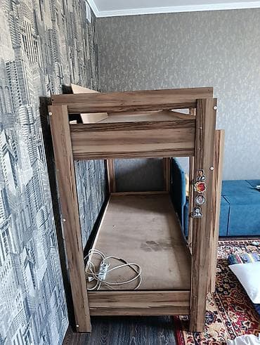 Балдар дүйнөсү: Балдар үчүн эки ярустуу, Колдонулган, ЛДСП, түсү - Күрөң — 2
