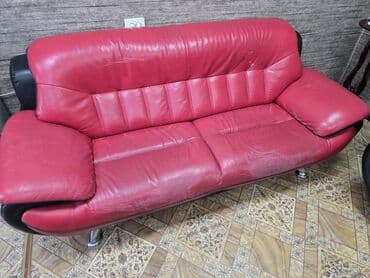 диванный уголок: Прямой диван, Трехместный — 2