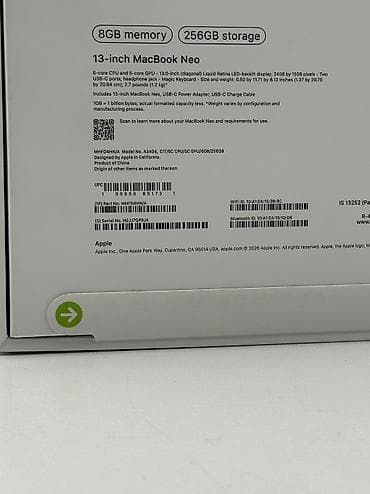 macbook в кредит: Для лёгких задач, Новый, ОЗУ, RAM: 8 ГБ — 2