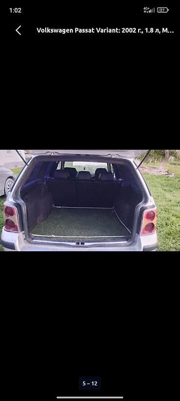 Транспорт: Volkswagen Passat Variant: 2002 г., 1.8 л, Механика, Универсал — 9