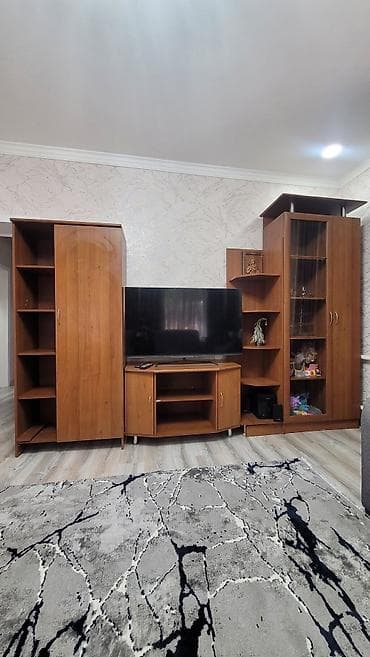 коридор: Стенка-шкаф, Тип стенки-шкафа: Модульная, Для зала, Особенности: С отделением под телевизор — 2