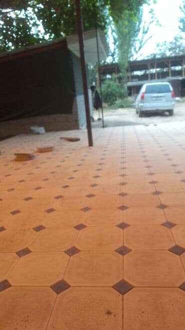 Тротуарная плитка (фигурная) - Геометрия: крупные восьмиугольные