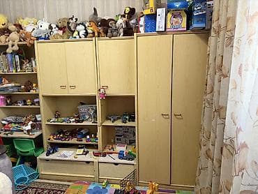 сварщик полка: Продаю б/у детский модульный шкаф‑стенка в цвете «светлый дуб» — 1