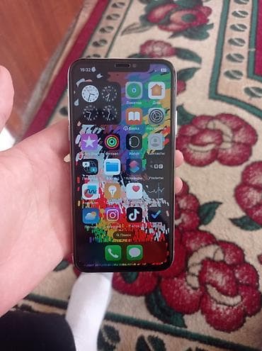 iphone 11 цена бишкек бу: IPhone X, Колдонулган, 64 ГБ, Ак, Кабель, 70 % — 10