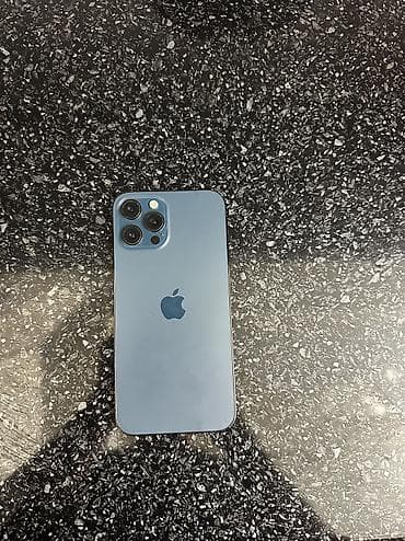 IPhone 12 Pro Max, Б/у, 128 ГБ, Blue Titanium, Защитное стекло, Чехол, 96 %