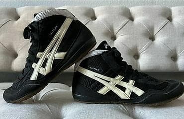 Мужские кроссовки, 38, Asics, Б/у, цвет - Черный