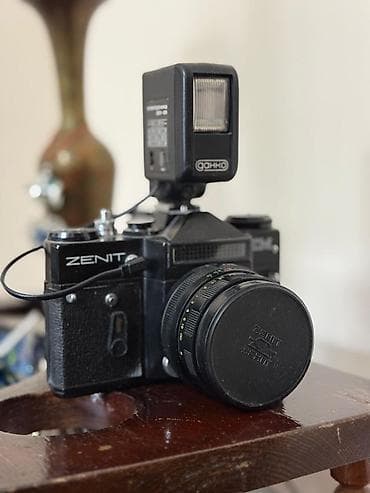 мт 80: Зеркальный пленочный фотоаппарат Зенит с аксессуарами в прекрасном — 3