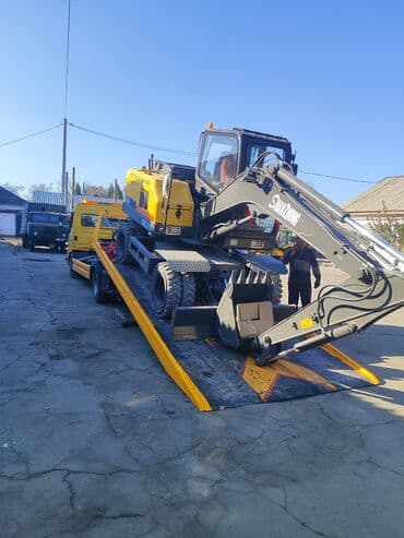 С лебедкой, С манипулятором, Со сдвижной платформой