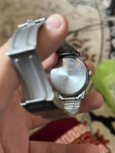 бу чехол: Классические часы часы, Casio, Япония, Водонепроницаемые, Мужские, Б/у — 2