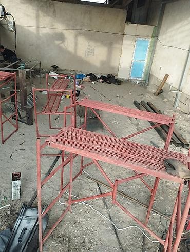 Металлические строительные подмости (козлы) секционные - Материал