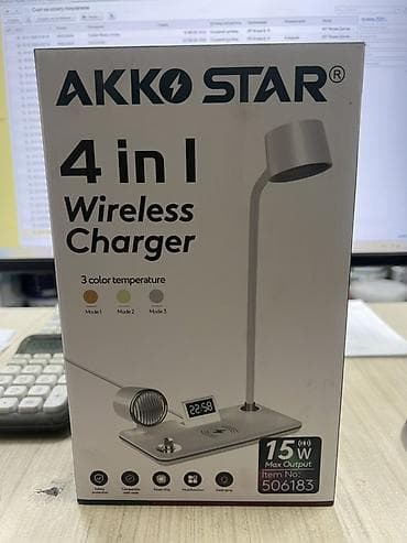 AKKO STAR 4-in-1 Wireless Charger — многофункциональная станция для