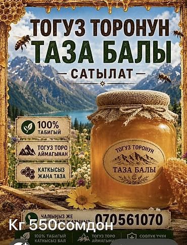 тор балыка: Натуральный мёд из Тогуз-Торо - Происхождение: горный регион — 1