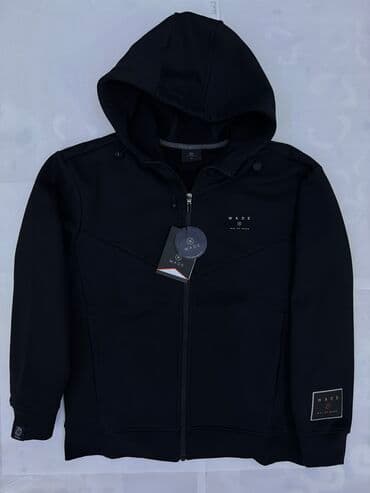 lining: Мужская толстовка, M, Li-Ning, Новый, цвет - Черный, Самовывоз — 1