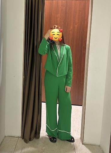 Брючный костюм, Прямые, Пиджак, Турция — 1